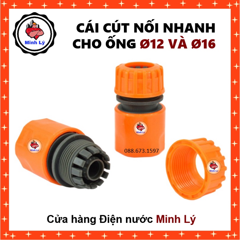 Cút Nối Nhanh Ống Mềm Ø16,18,20,25