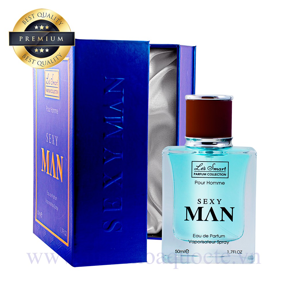 [Có quà tặng] Top 10 Nước Hoa Nam Cao Cấp Le's Smart S.E.X.Y MAN Blue 50ML