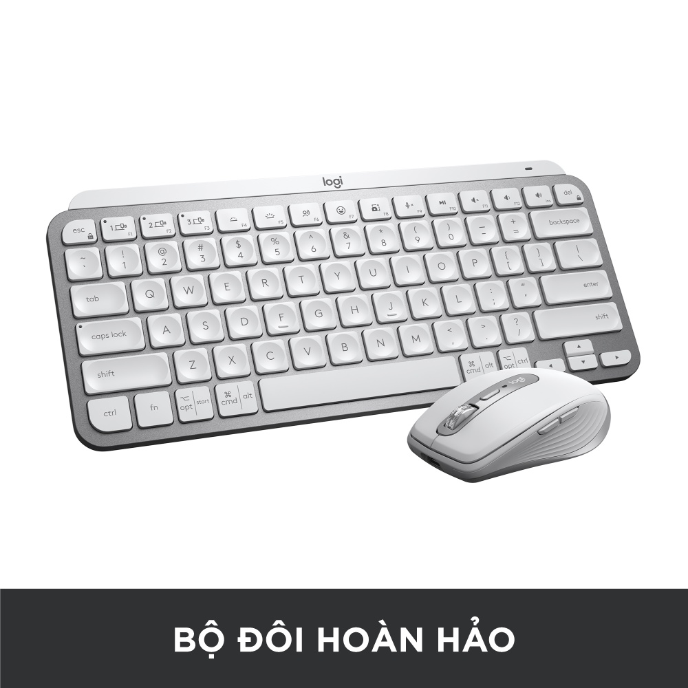 Bàn phím không dây Bluetooth Logitech MX Keys Mini - Nhỏ gọn, Phím tắt thông minh, Có bản cho Mac