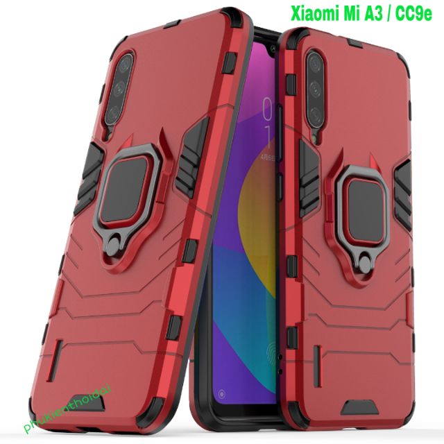 Ốp lưng Xiaomi Mi A3 / Mi CC9e chống sốc Iron Man Iring cao cấp siêu bền