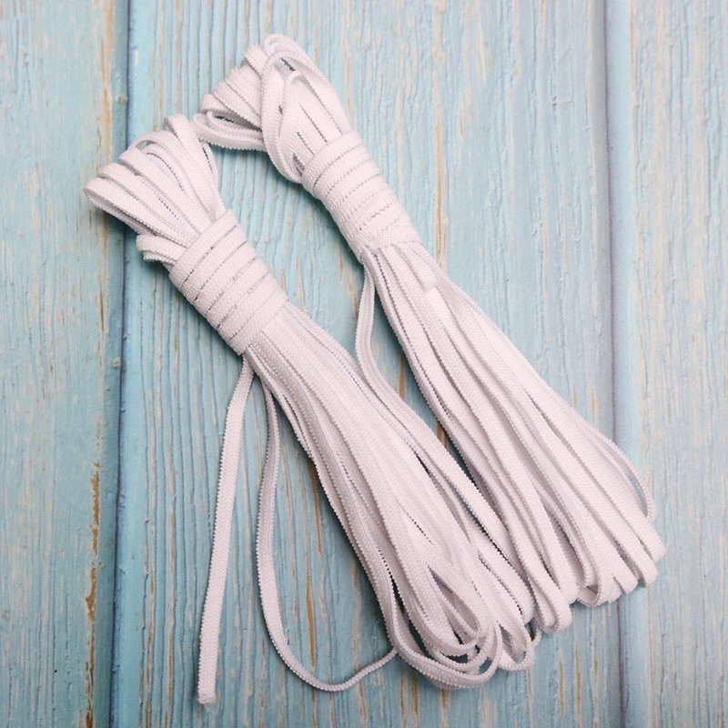 Bó 10m/5m chun 5li dùng luồn chun quần cho bé, nhún áo váy, luồn dây cột tóc