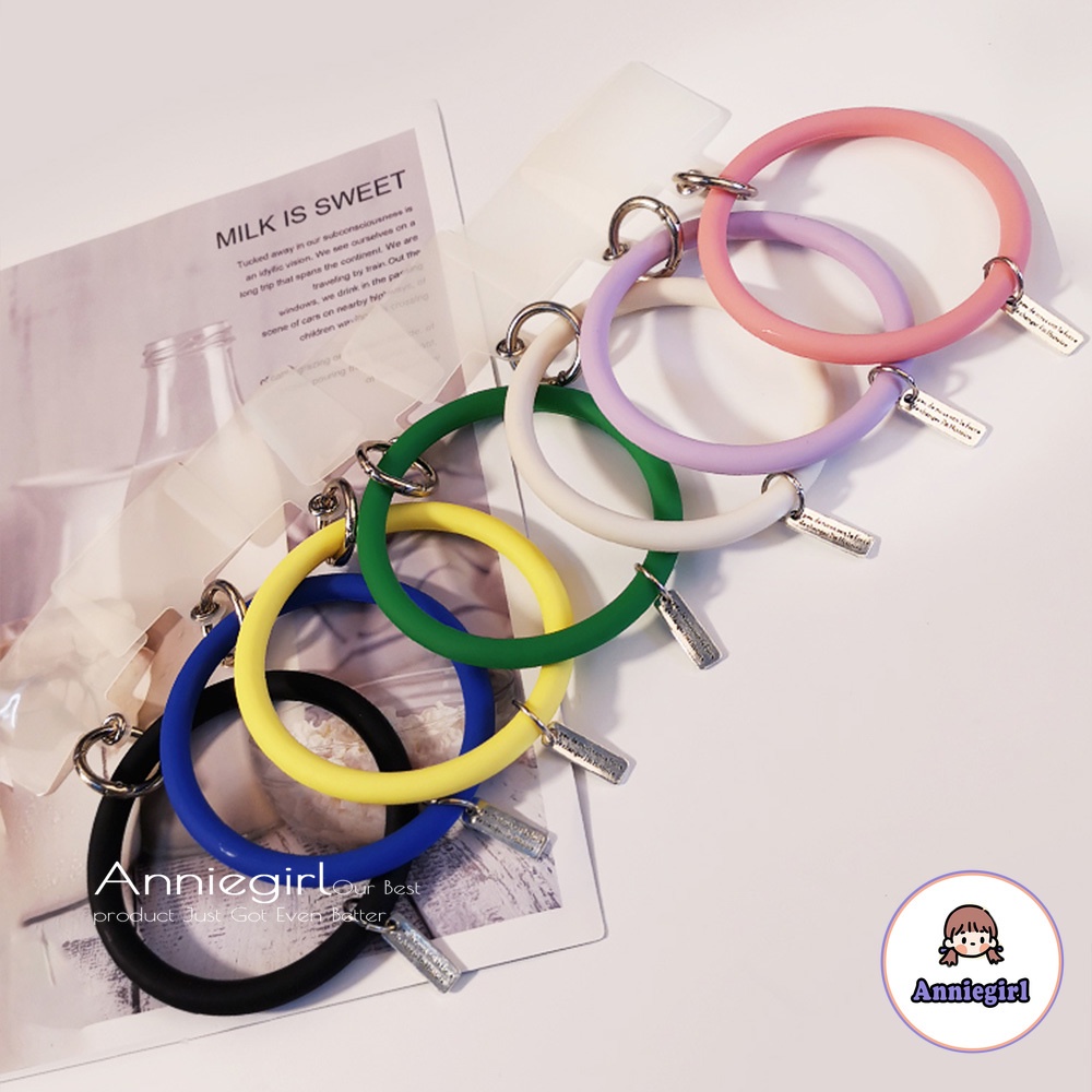 Dây Đeo Điện Thoại Bằng Silicon Dẻo Chống Thất Lạc Tiện Dụng Cho Nữ