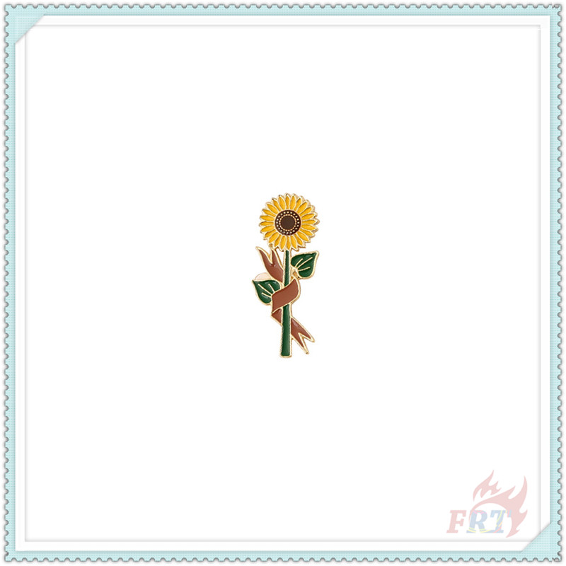 Huy Hiệu Cài Áo Hình Hoa Hướng Dương Đáng Yêu