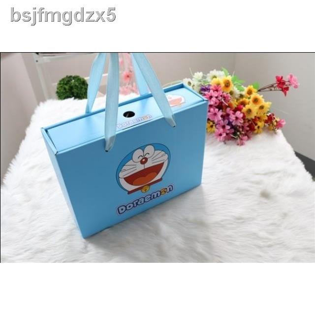 Hộp quà doraemon trở lại ngăn kéo túi tote bao bì giấy bán buôn