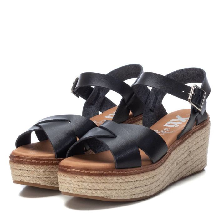 Giày Sandals Nữ XTI Black Pu Ladies Sandals