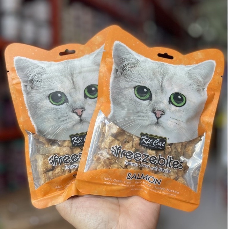 Snack thưởng sấy lạnh Cao cấp KITCAT FREEZE BITES GÓI cho mèo 15gr