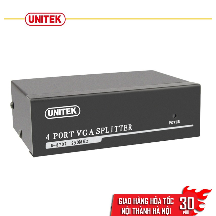 Bộ Chia VGA 1 Ra 4 Cổng Unitek U-8707