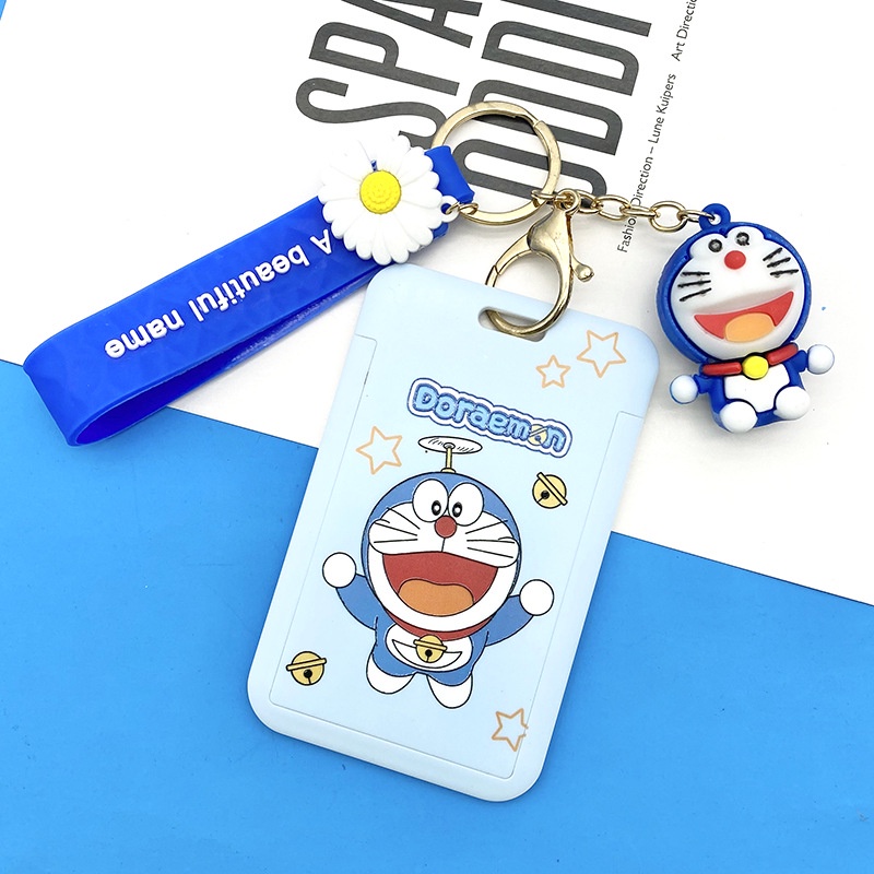 Dây Đeo Điện Thoại/Thẻ id/Thẻ Hoạt Hình Doraemon Cho Học Sinh