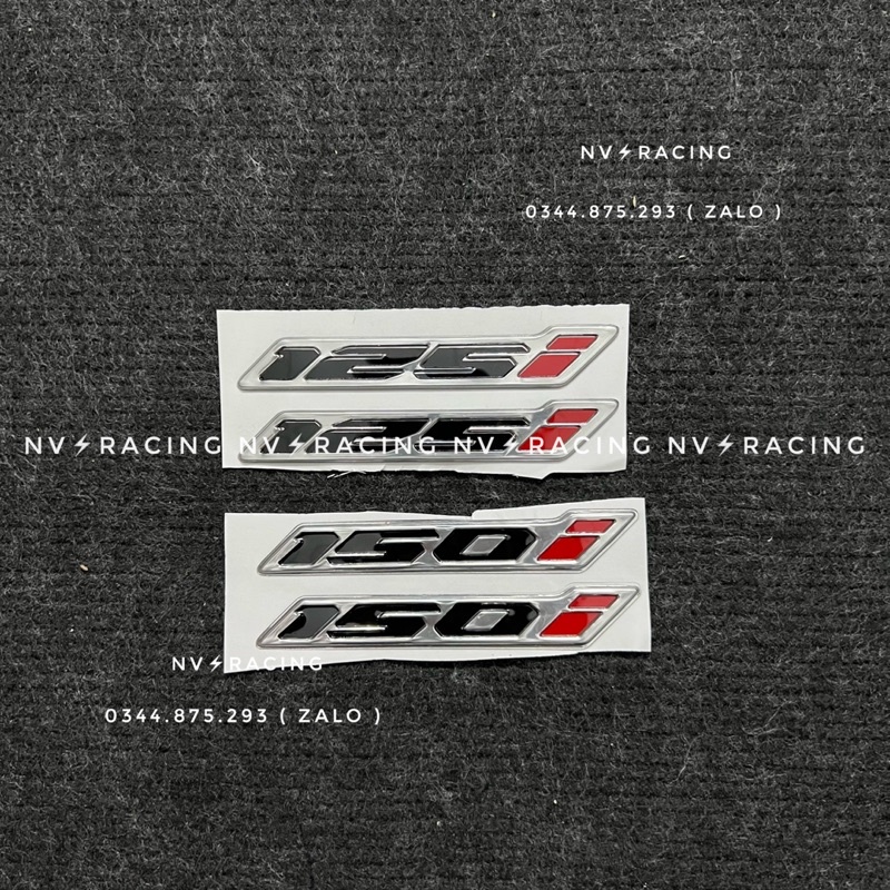 Tem dán thông dụng 1:1 chữ 150i, 125i chống thấm nước