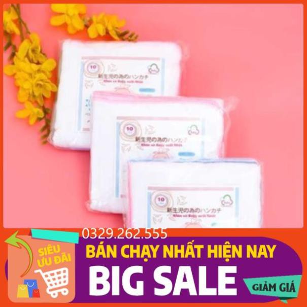 (FreeShip) Combo 10 Khăn xô baby xuất nhật siêu mềm