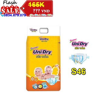 Tã Dán UniDry Super Gói Đại S46 - Gói 46 Miếng