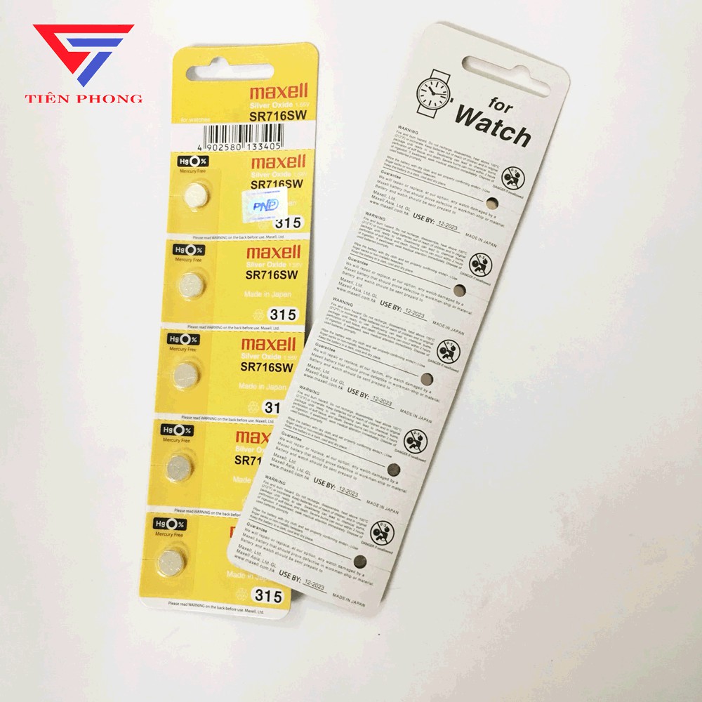 Pin Maxell SR716SW/315- Hàng Chính Hãng
