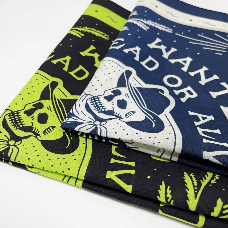 Khăn bandana cotton vuông hình kị sĩ size 55cm