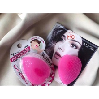 Miếng rửa mặt silicon loven make cleansing pad nhật bản