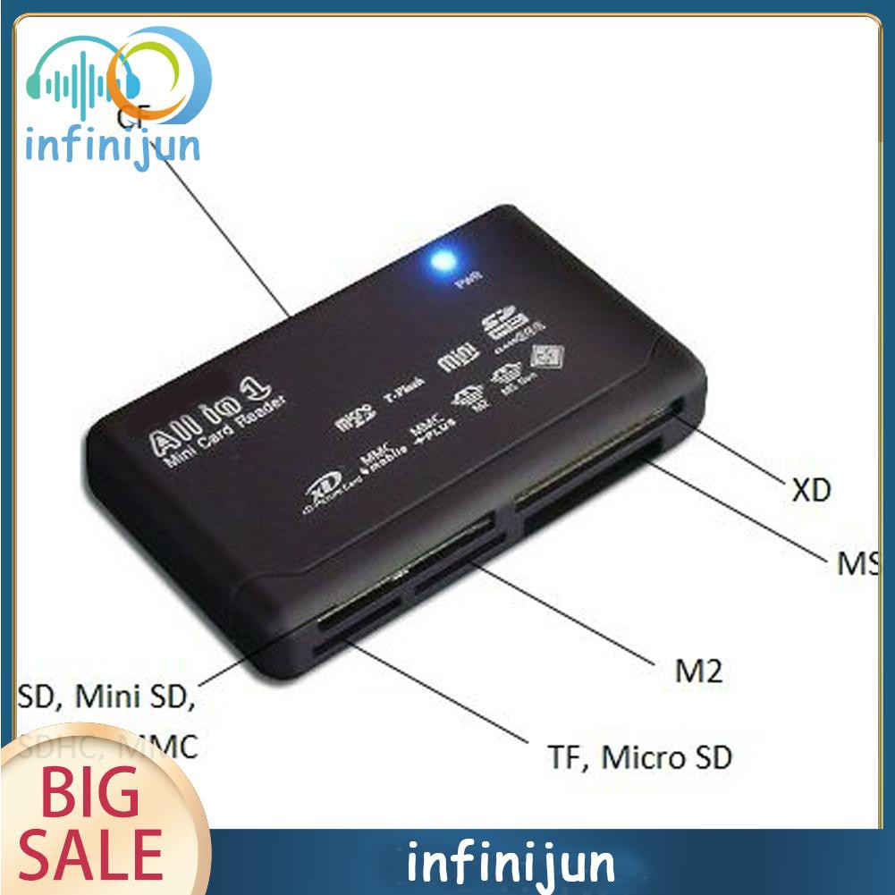 Đầu Đọc Thẻ Nhớ Micro Sd Sdhc Mini M2 Mmc Xd Cf