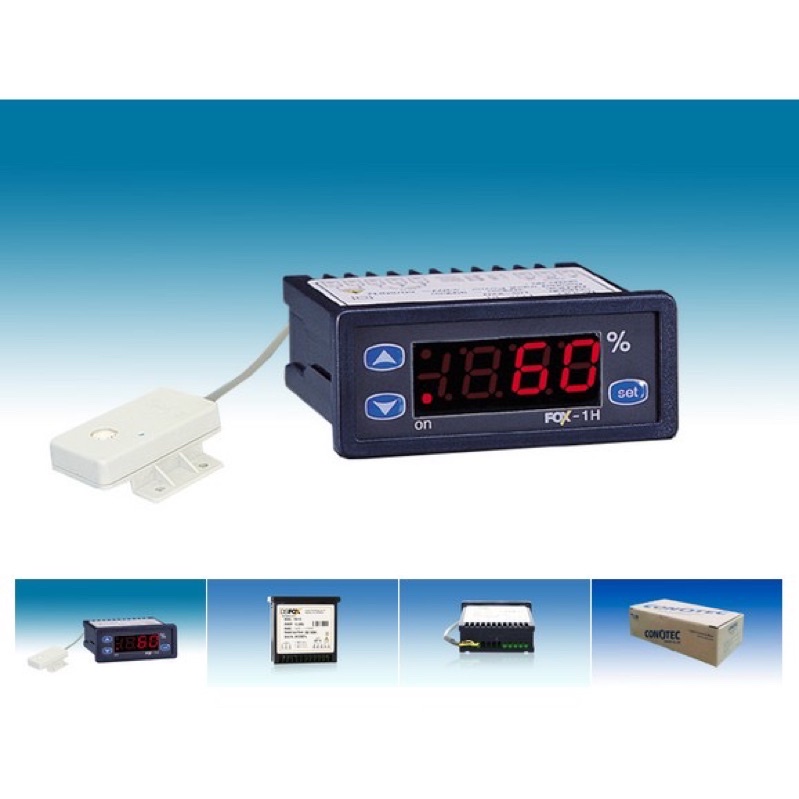 Bộ điều khiển độ ẩm FOX-1H gồm 1 relay và cảm biến