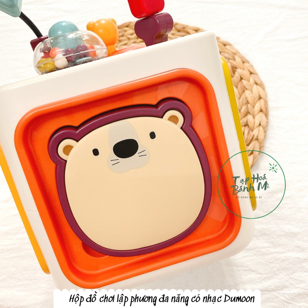 Đồ chơi Hộp lập phương đa năng có nhạc Dumoon cho bé (Tặng kèm pin)