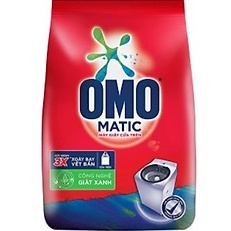 Bột giặt omo matic cửa trên túi 3kg