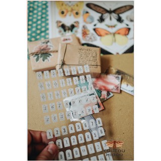 STICKER SỐ-bộ 3 mẫu fonts