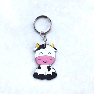Móc khoá bò sữa