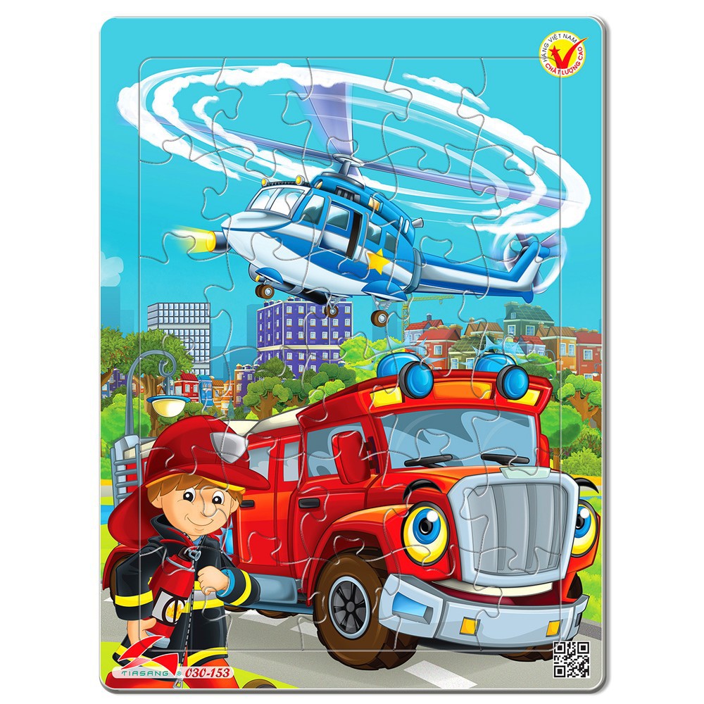 Tranh xếp hình cho bé 30 mảnh ghép jigsaw puzzle. Đố chơi trí tuệ cho bé.