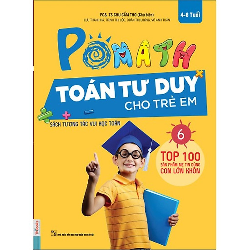 Sách - POMath - Toán Tư Duy Cho Trẻ Em 4-6 Tuổi (Tập 6)