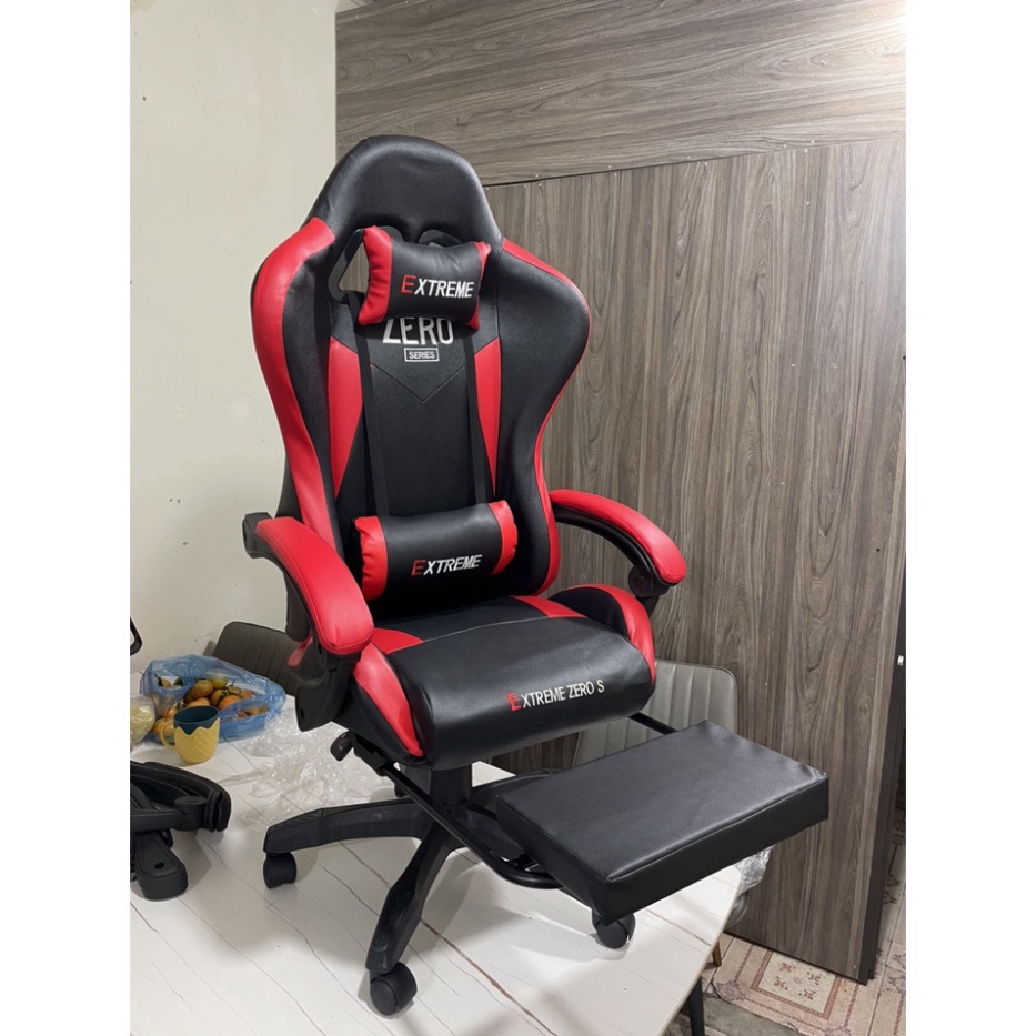 Ghế Gaming Zero S Gác Chân Chính Hãng Cao Cấp HA06 Ghế Game Thủ Nâng Hạ, Bọc Da Cao Cấp - Nội Thất hoài An
