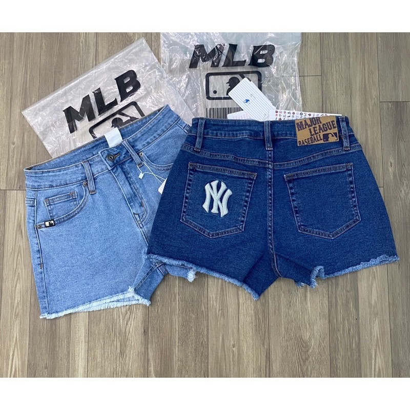 Quần short Jeans MLB chuẩn Auth tuồn