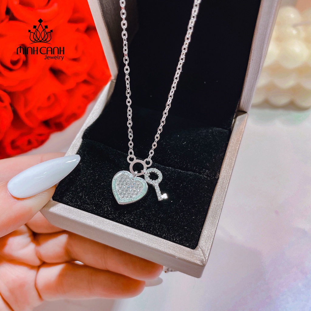 Dây Chuyền Bạc Chìa Khóa Trái Tim Minh Canh Jewelry