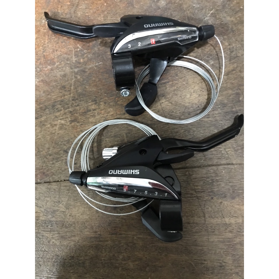 Cặp Tay Đề Tay Bấm Xả Xe Đạp Shimano 3x9 speed