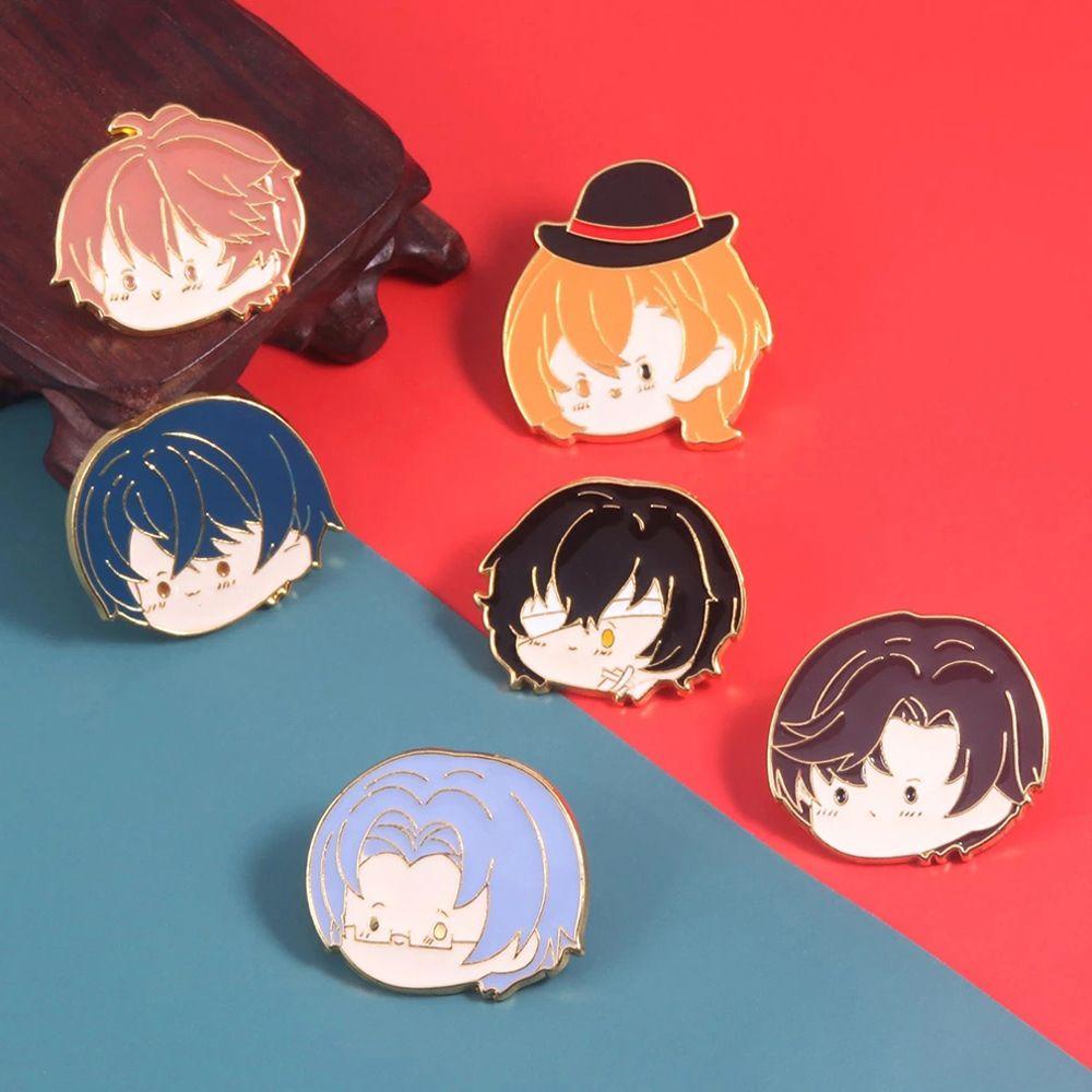 Huy Hiệu Cài Áo Kim Loại Hình Bungo Stray Dogs