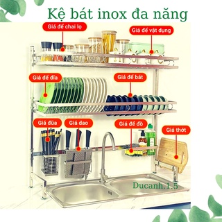 Kệ để chén bát đa năng inox không gỉ