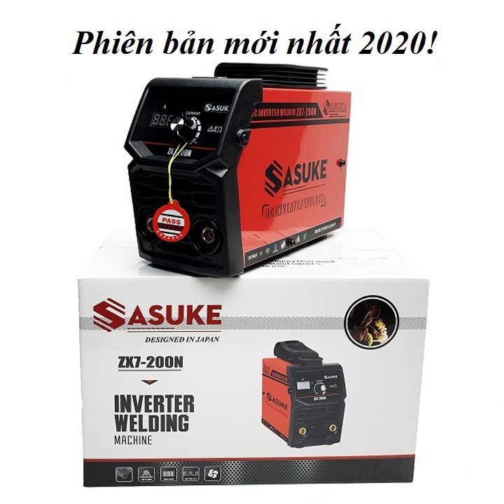 Máy hàn điện tử mini inverter Sasuke mã ZX7-200N l Có đồng hồ (PHiên bản 2020)