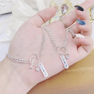  Vòng tay  Lắc tay cặp đôi nam nữ nữ nữ khắc tên theo yêu cầu chất liệu bạc nguyên chất LĐ09 