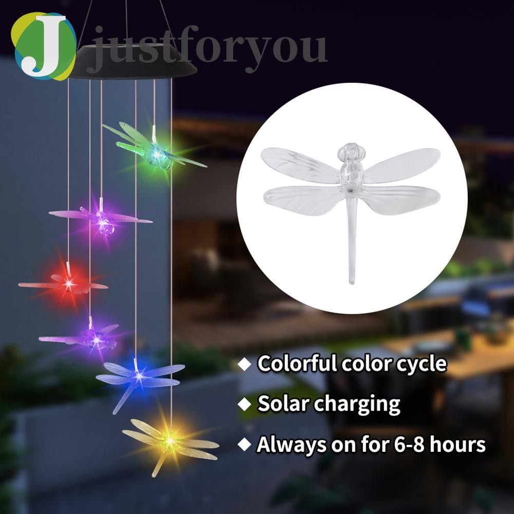 Đèn Led Treo Trang Trí Sân Vườn Sử Dụng Năng Lượng Mặt Trời Thay Đổi Màu Sắc Justforyou 2