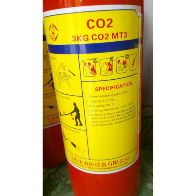 BÌNH CHỮA CHÁY CO2 MT3 3 KG