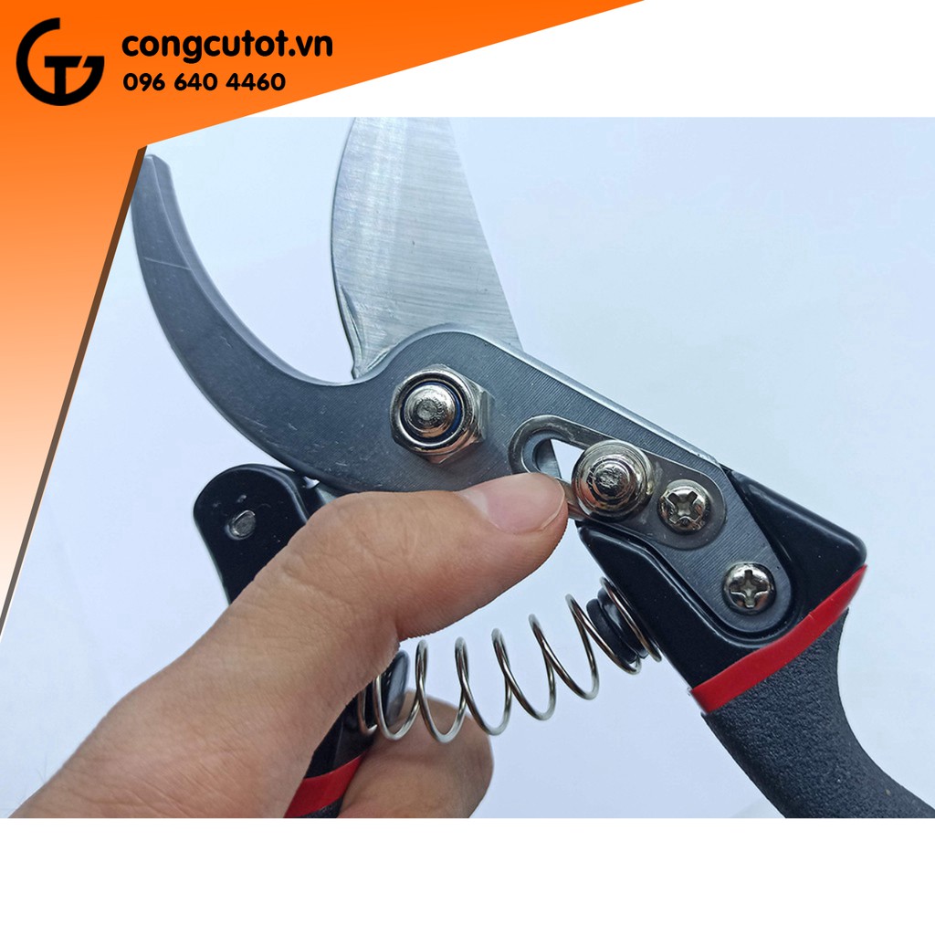 Kéo cắt cành 205mm có ốc chống bửa to để cắt cành cứng