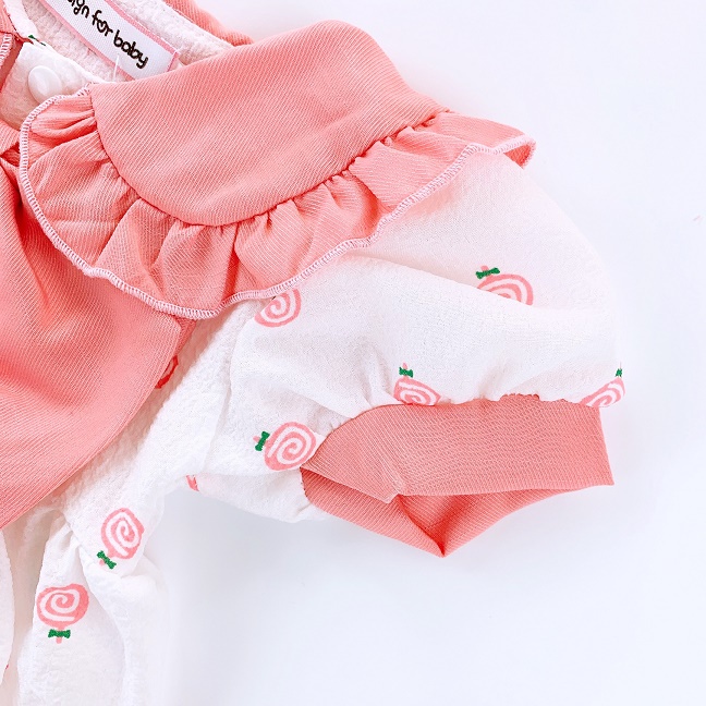 Bodysuit hoa cho bé gái sơ sinh sơ sinh 1 2 tuổi MINTSCLOSET Mint's Closet - BS6052 - BS6063 - BS6069