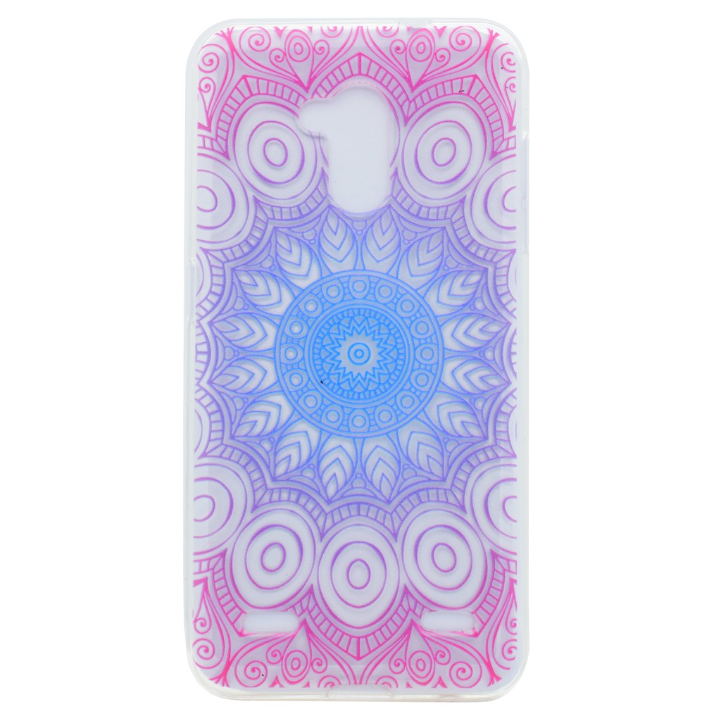 For ZTE V7 Lite Flower Flexible Soft TPU Case Cover