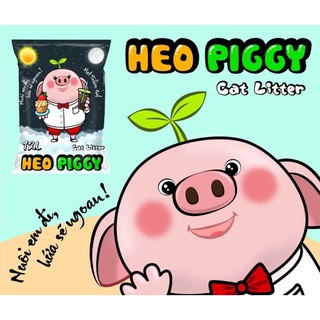 cát vệ sinh 15 lít thơm Heo piggy cho mèo