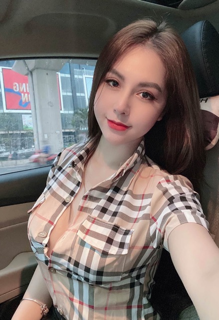 Áo sơ mi kẻ bb 2 túi SM1365 - NhiNhi Shop