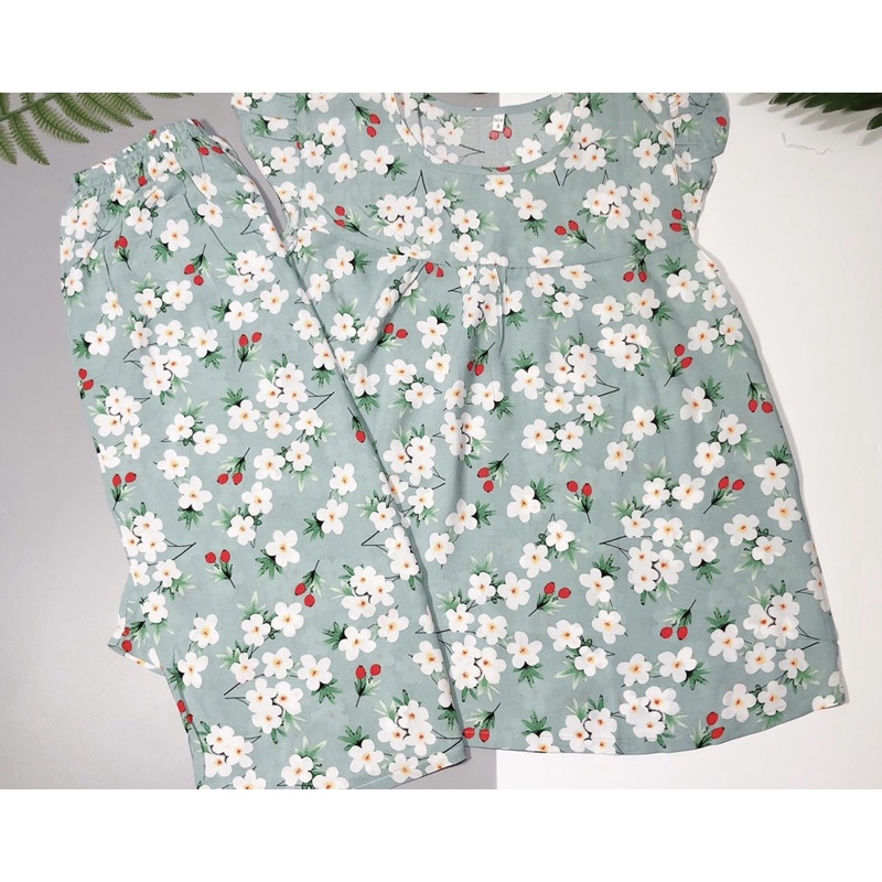 Đồ bộ tole lanh cho nữ tay ngắn quần lửng đủ size 45-65kg | BigBuy360 - bigbuy360.vn