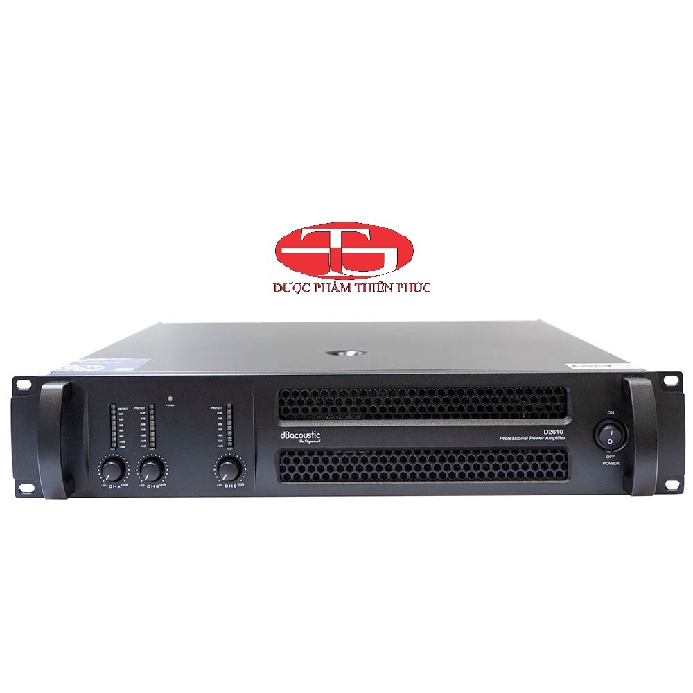 Main Cục Đẩy 3 kênh dB Acoustic D2610 - Hàng Chính Hãng - Công Ty Thiên Phúc