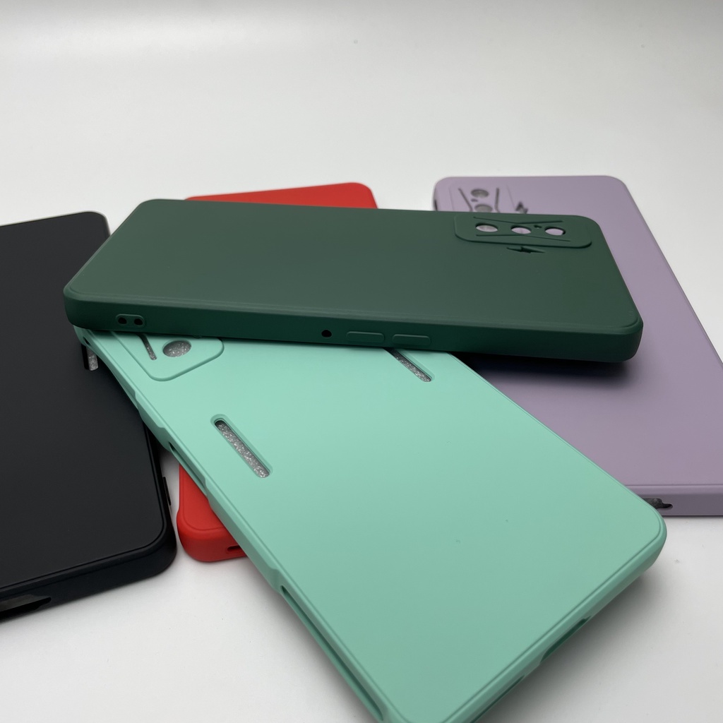 Ốp lưng Xiaomi Redmi K60 / Poco F5 Pro / K40S / K50 Gaming / K50 Pro / Poco F4 GT, Mặt lưng mềm mịn chống bẩn, Viền vuôn