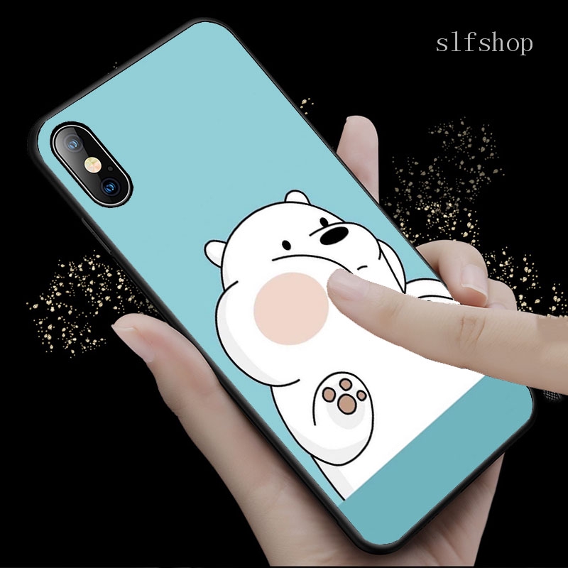 Ốp Điện Thoại Mềm In Hình We Bare Bears Cho Sony M4 M5 T3 L1 L2 C C3 C4 C5 C6 Dễ Thương