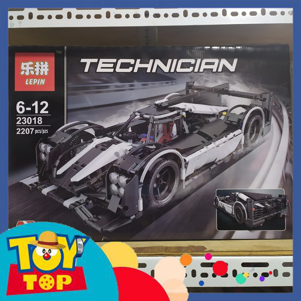 Đồ chơi lắp ráp ghép Technic xếp hình PORSCHE 919 HYBRID xe ô tô đua tốc độ Lepin 23018 (không điều khiển)