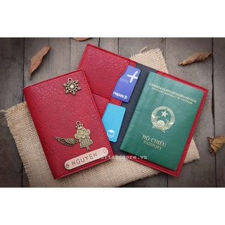 Ví Passport Đỏ Booc Đô + hơn 20 màu khác