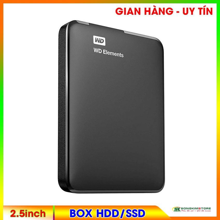 [FREE SHIP đơn 50K] Box ổ cứng di động HDD Western 2.5 inch sata 3.0 - Bảo hành 3 tháng