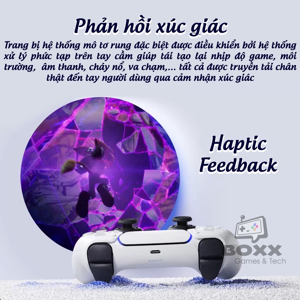 Tay Cầm PS5 DualSense, PlayStation 5 Màu Galactic Purple