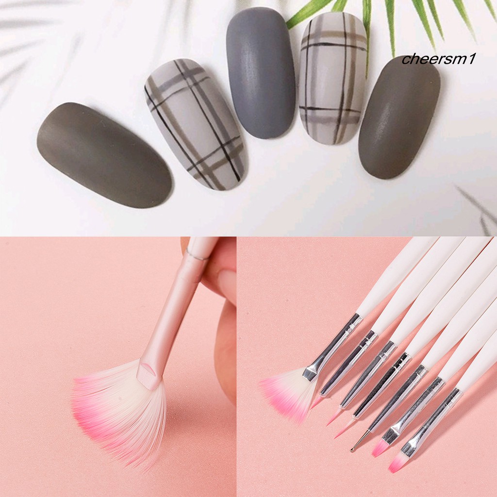 Set 7 Cọ Vẽ Móng Tay Nghệ Thuật